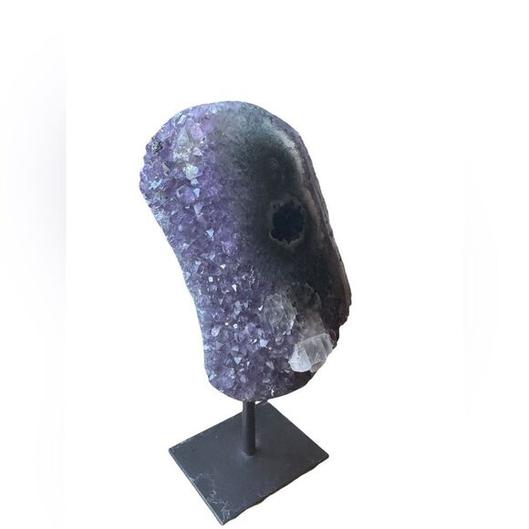 New Amethyst Geode on Stand - Picture 3 of 6
